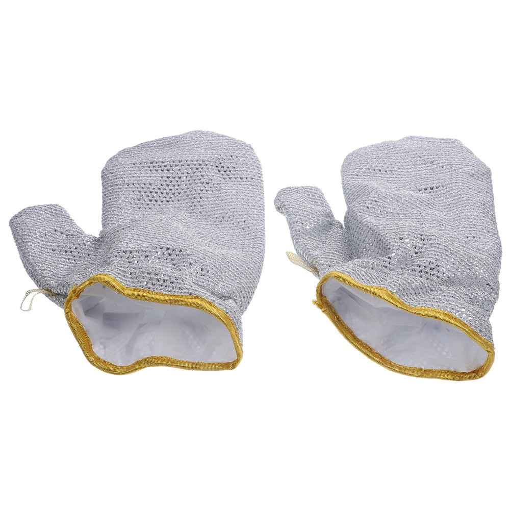 Bamboo Fiber Dishwashing Gloves Heat Resistant Kitchen Household Cleaning Gloves