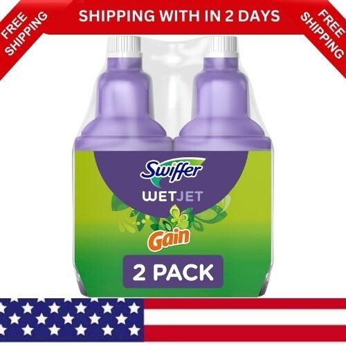 Swiffer WetJet Multi-Purpose and Hardwood Liquid Floor Cleaner Solution Refill,