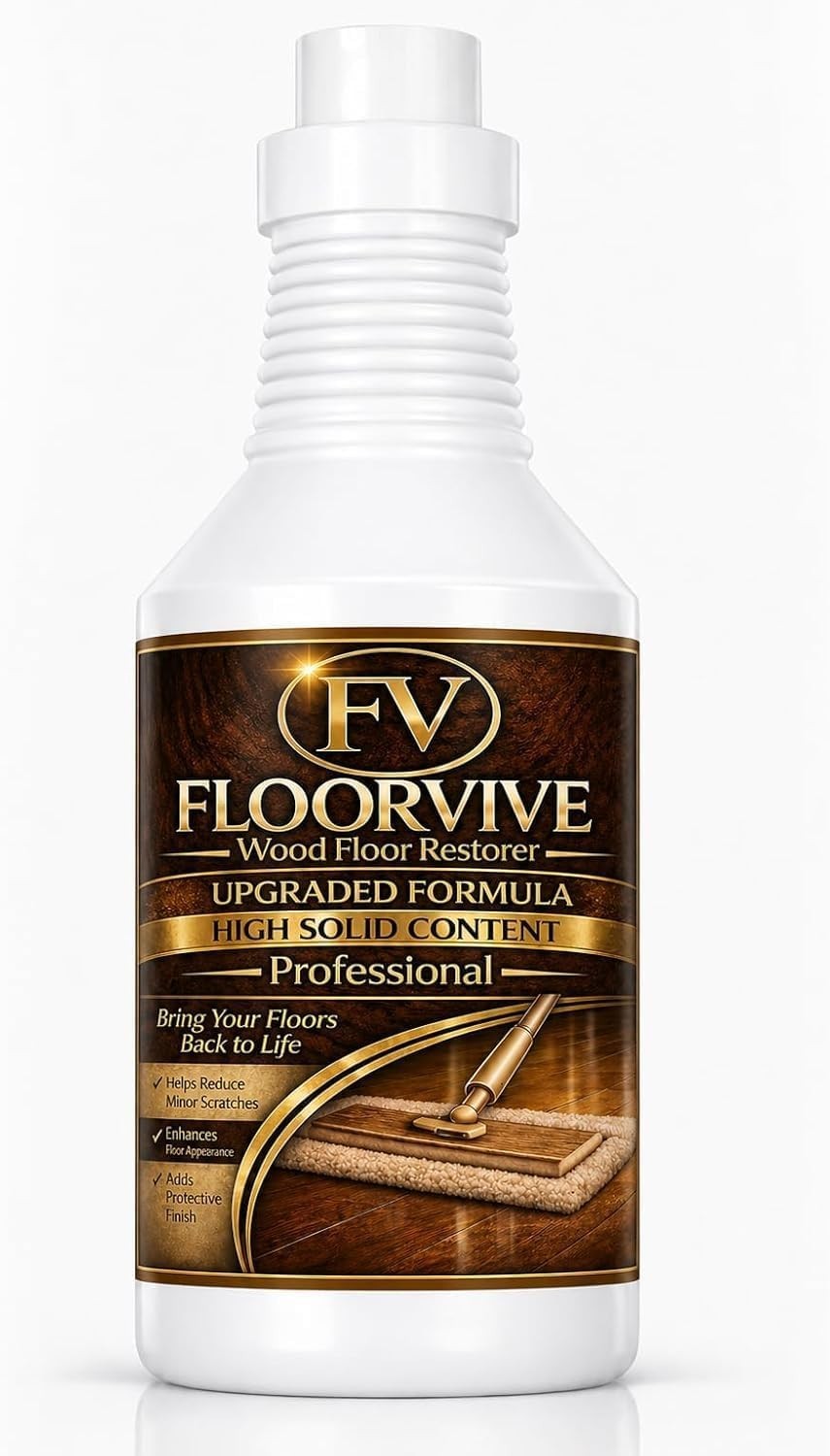 Wood Floor Restorer & Polish for Hardwood Floors, High Solid Floor Shine Rest…