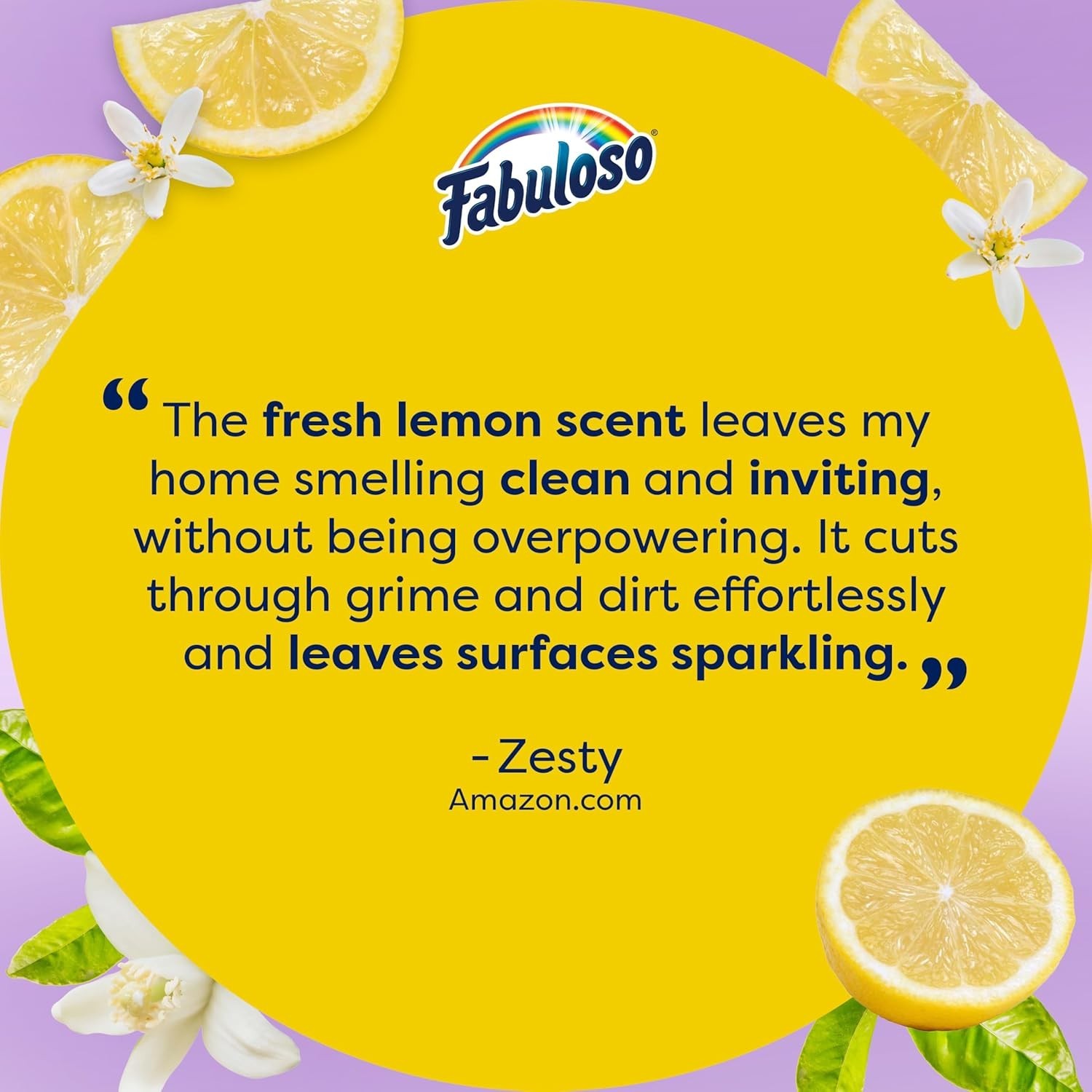 Multi-Purpose Cleaner Compatible With Most Surfaces 56oz Lemon Scent