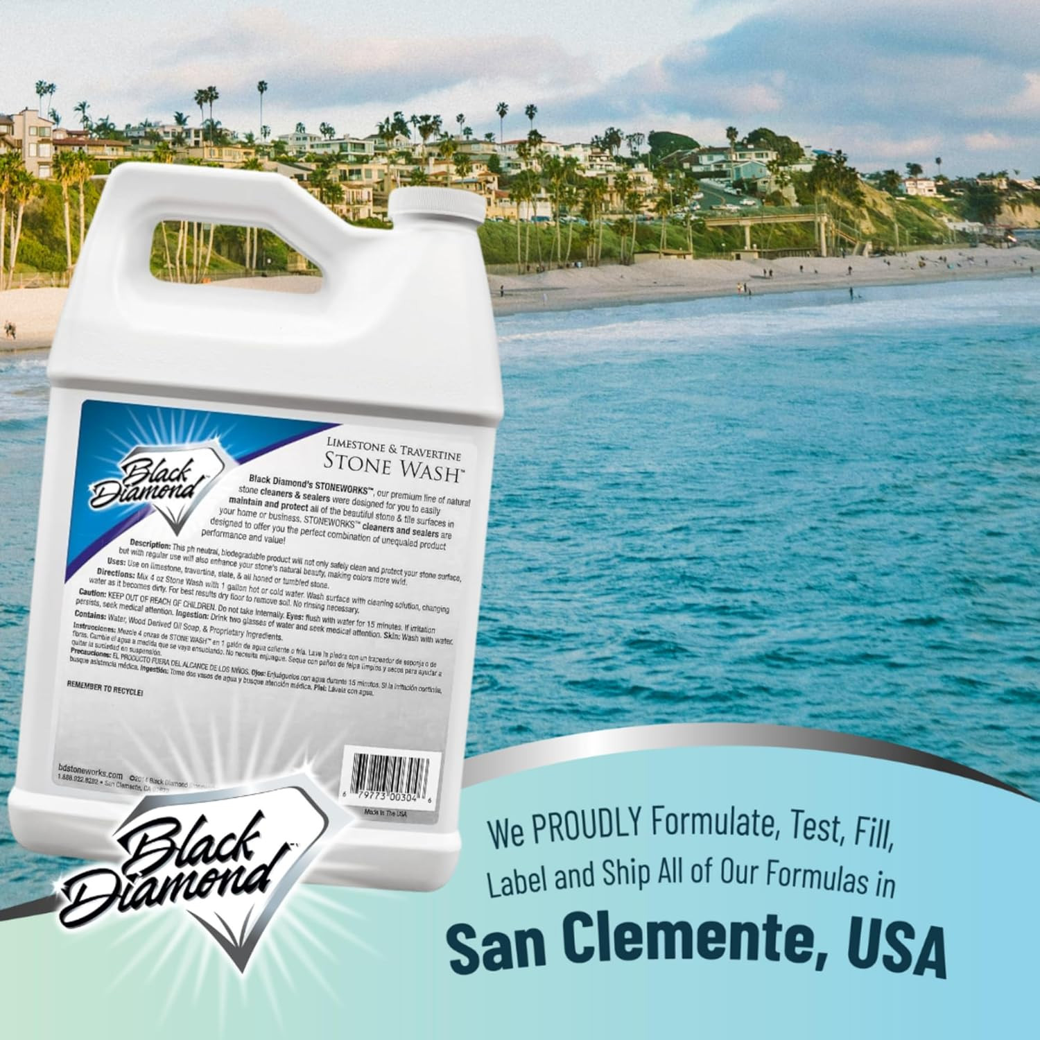 Natural Stone Cleaner – Limestone, Slate & Travertine Cleaner – Natural Stone Sh
