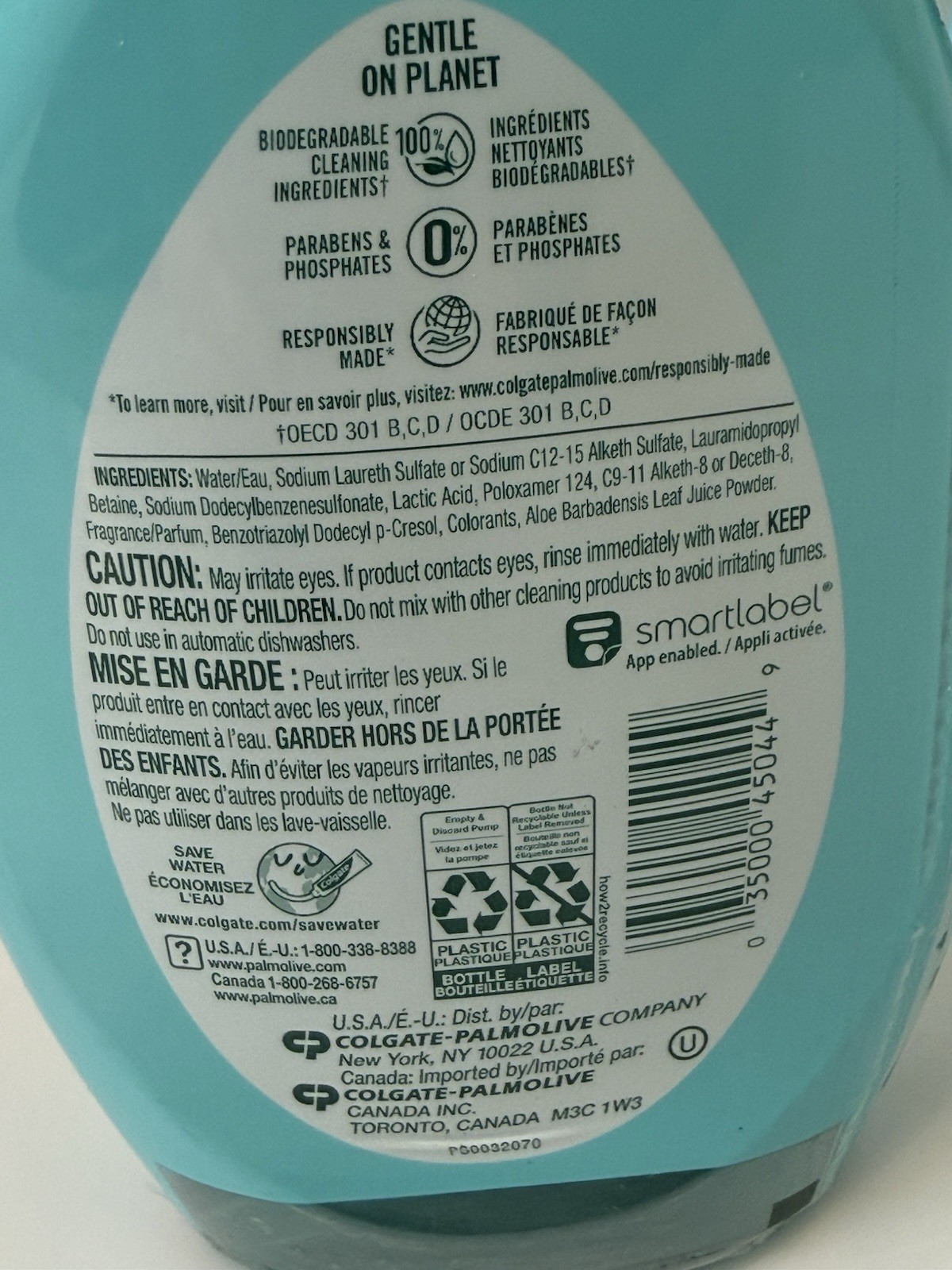 3 Palmolive Soft Touch Aloe & Citrus Dish Liquid 20 oz HTF Discontinued