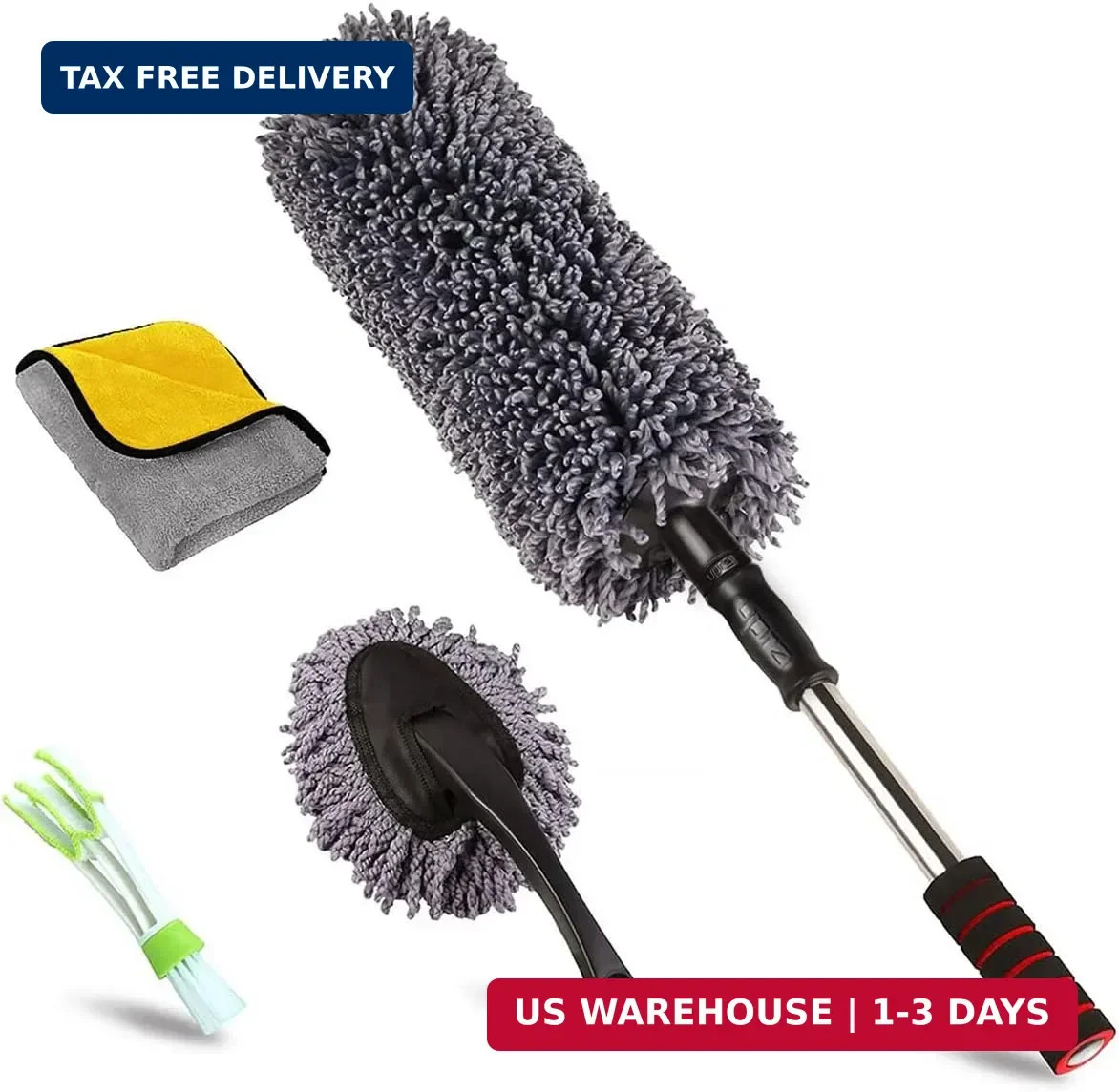 upra Ultimate Car Duster Kit，Best Microfiber Multipurpose Duster,Interior &Exter