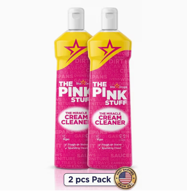 The Pink Stuff Miracle Cream Cleaner 500ml 2 Pack
