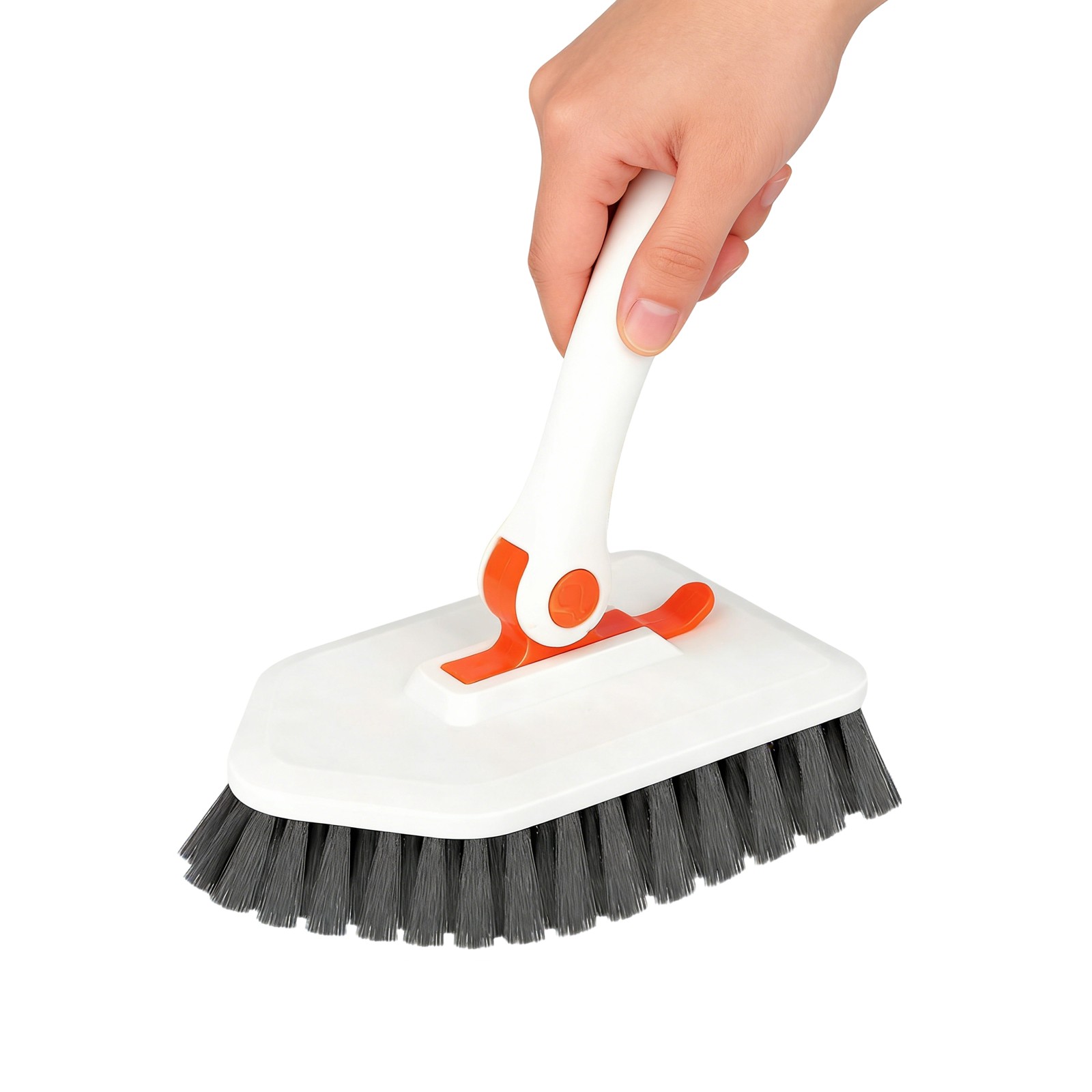 Long Handled Scrub Brush, Cleaning Brushes with 3 Cleaning Heads Clean Brush