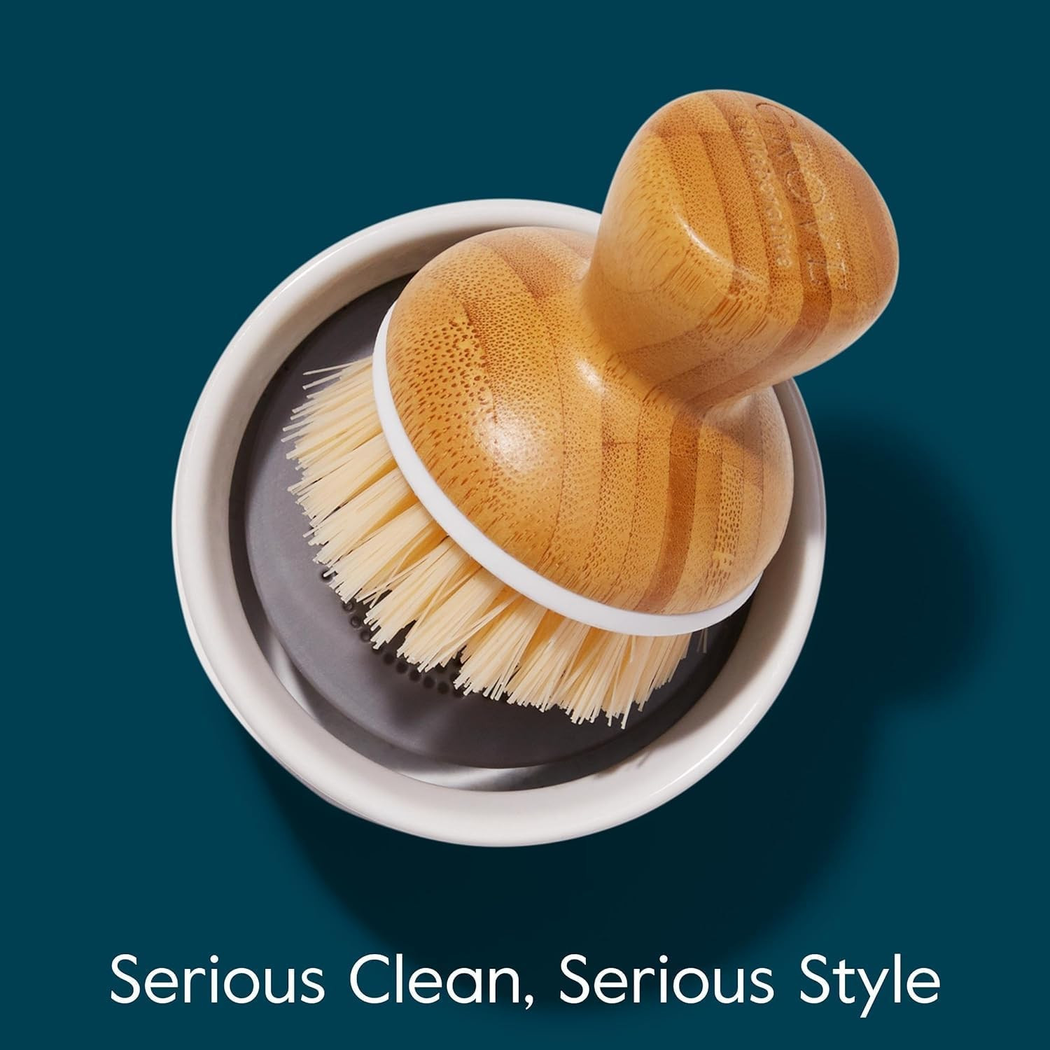 Bubble-Up Dish Brush, 2-Pack, Ergonomically Designed Dish Scrubber, Replacement