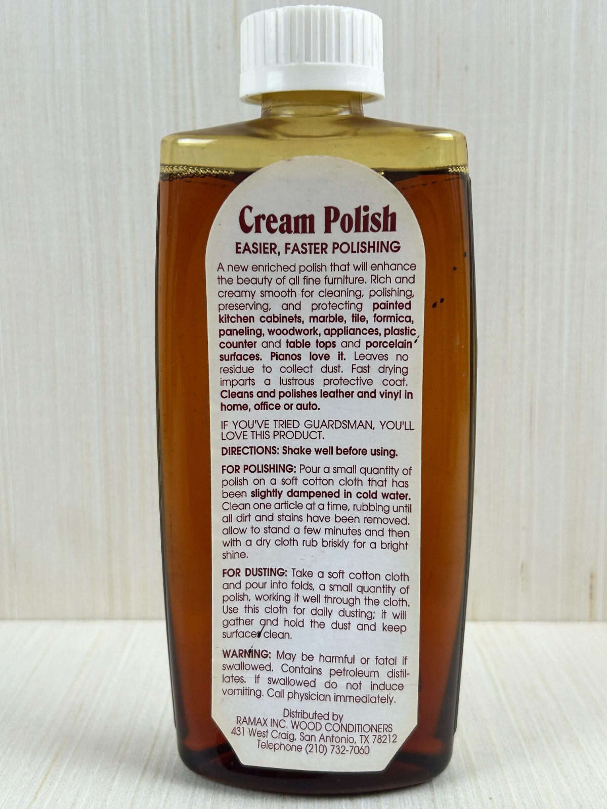 New Life ALL PURPOSE CREAM POLISH for Painted Kitchen,Cabinets,Formica&Leather