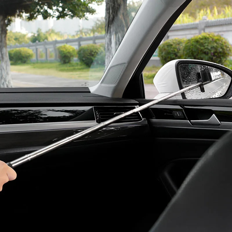 Car Rearview Mirror Wiper Cleaning Tool Auto Glass Mist Cleaner Scraper Car