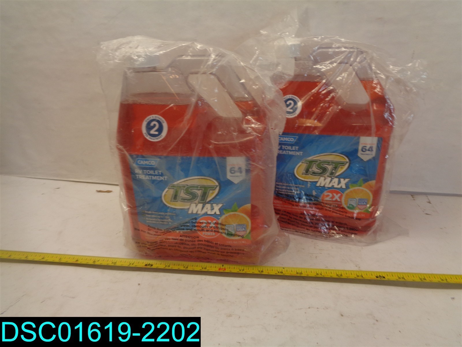 QTY=2 GAL: (1 GAL X 2) Camco 41197 TST Ultra Orange Scent RV Toilet Treatment