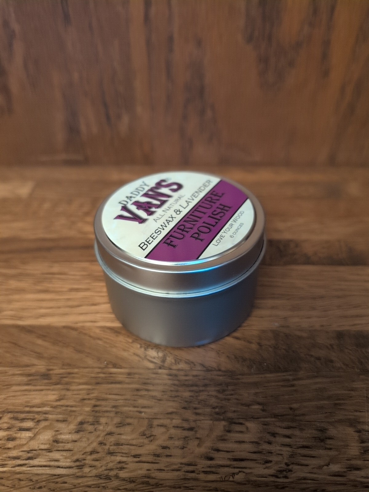 Daddy Van’s All Natural Beeswax & Lavender Furniture Polish 6oz.