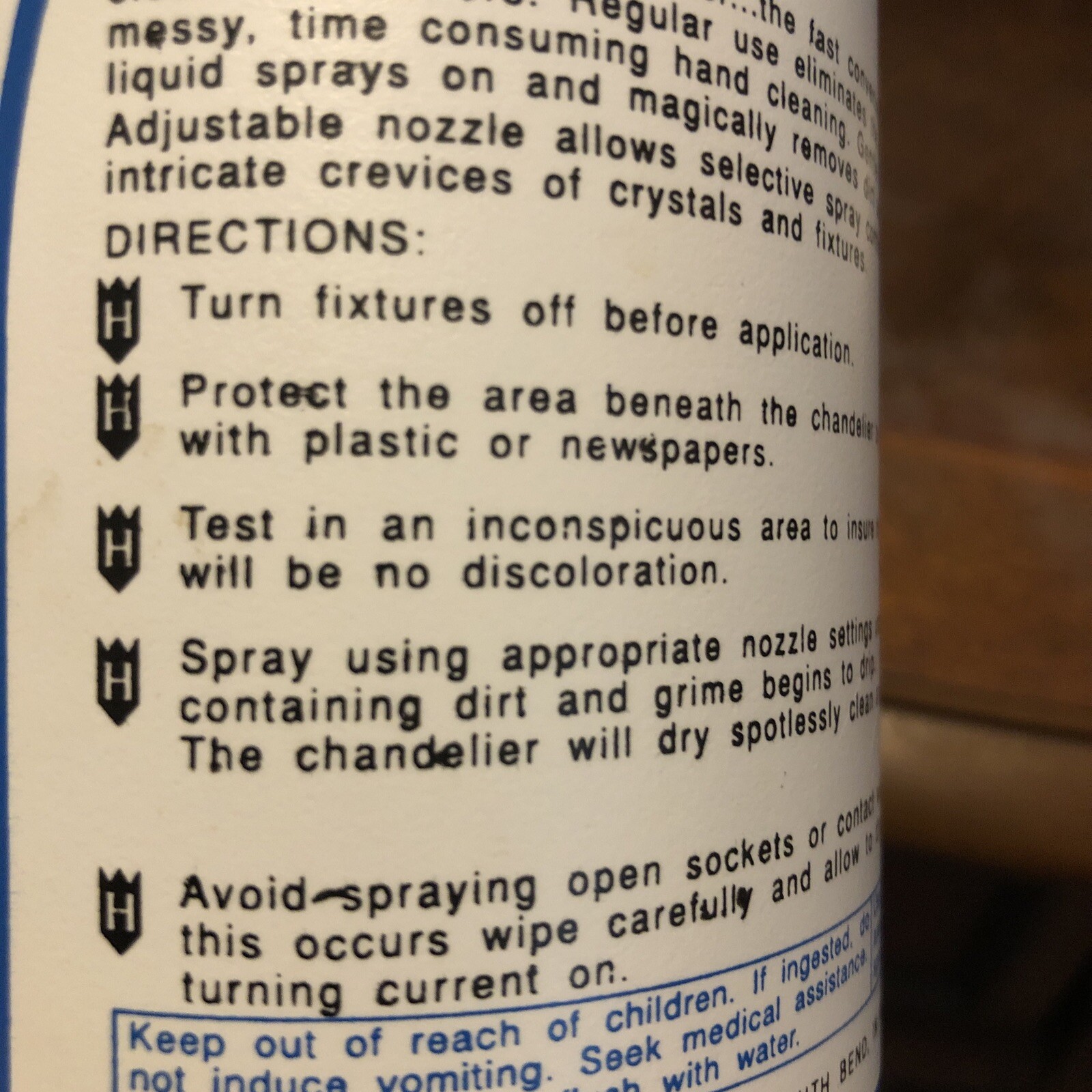 HAGERTY Chandelier Cleaner Spray No Wiping Crystal & Glass 32 oz NEW SEALED