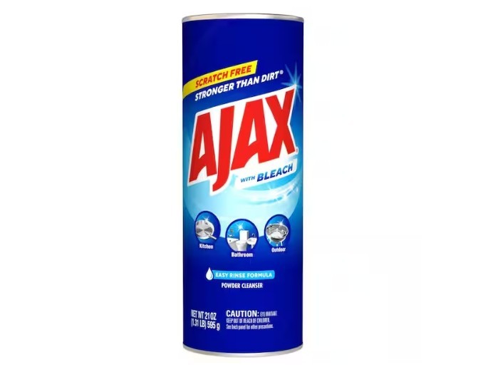 Ajax Powder Cleanser with Bleach, Scratch-Free Formula, 21 oz Bottle