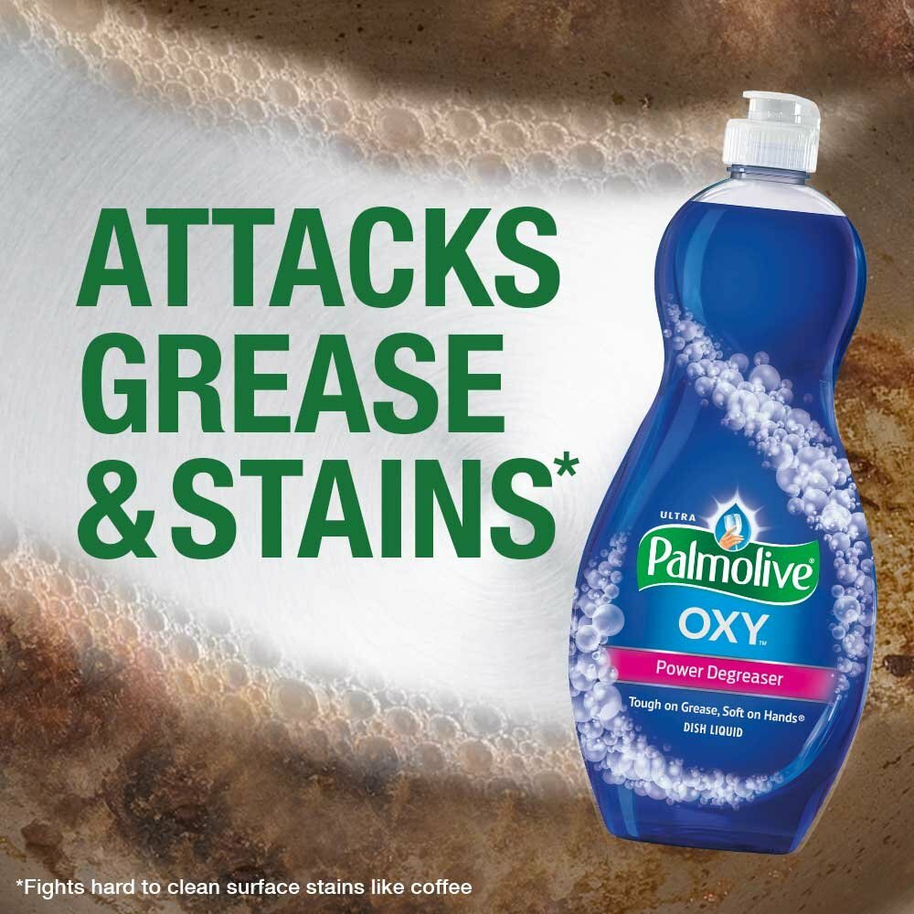 Palmolive Ultra Dish Soap Oxy Power Degreaser, 32.5 oz – 4 Pack