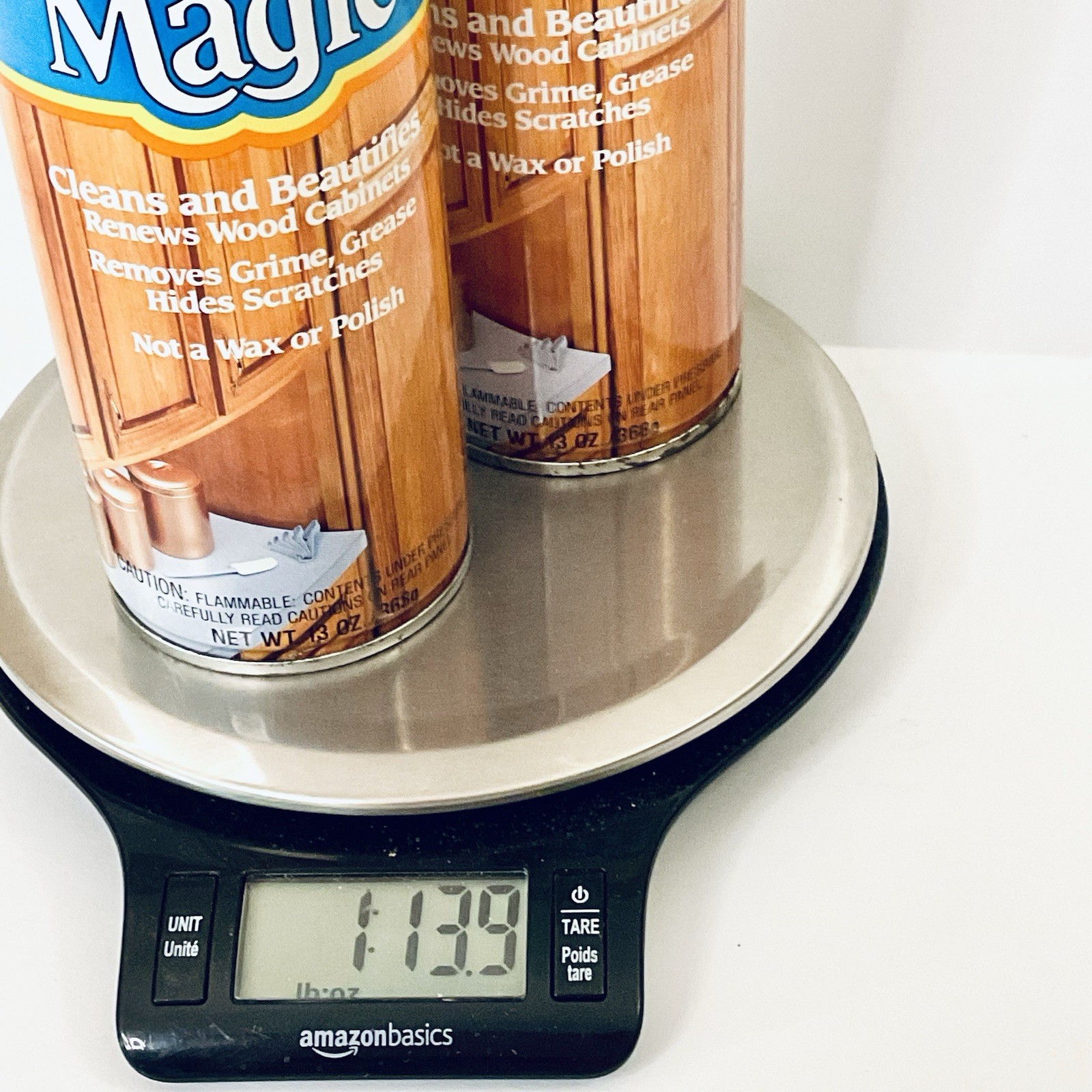 (2) MAGIC CABINET MAGIC CLEANS BEAUTIFIES RENEWS WOOD CABINETS 13 OZ