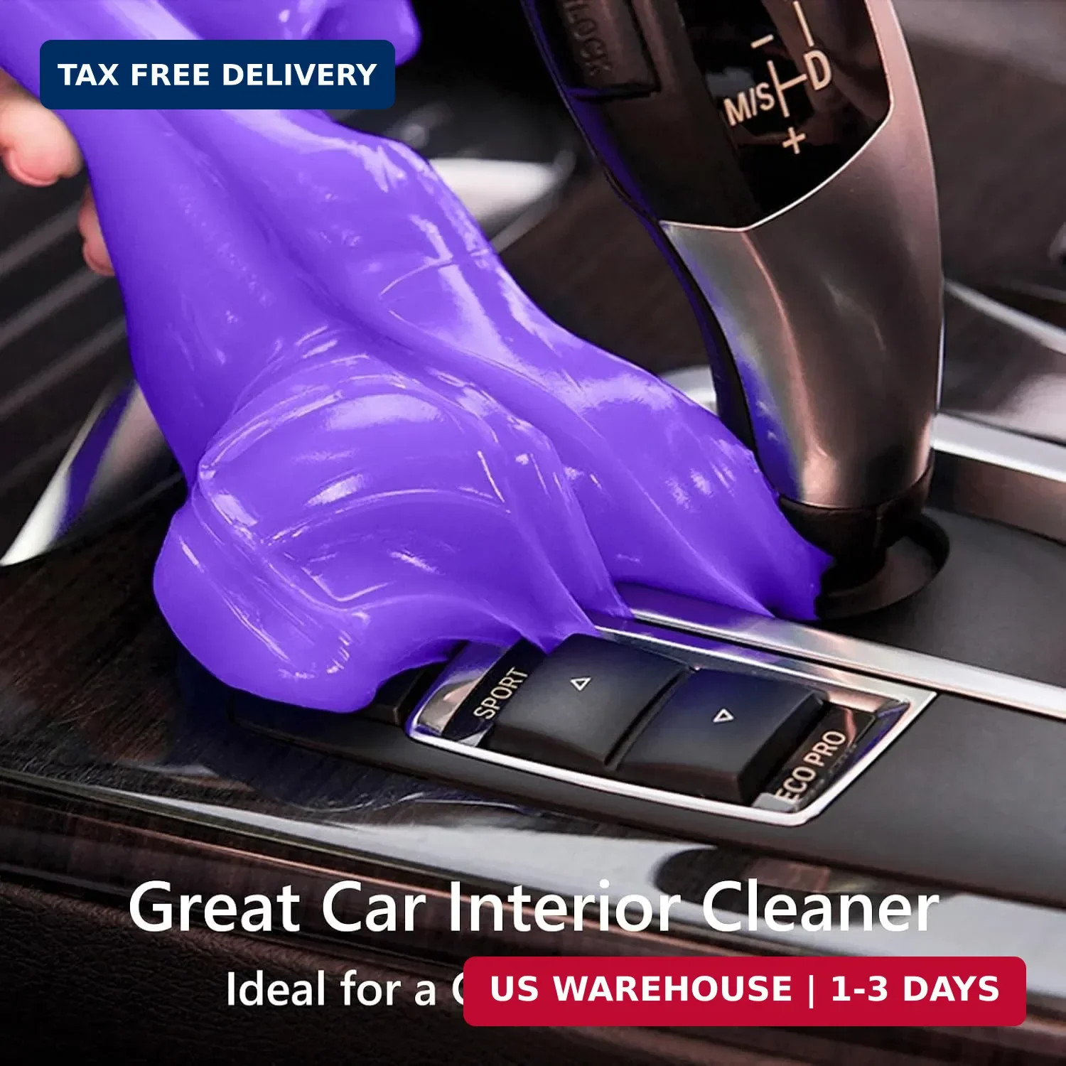 PULIDIKI Car Cleaning Gel Clean Putty, Universal Car Interior Cleaner Slime, Per