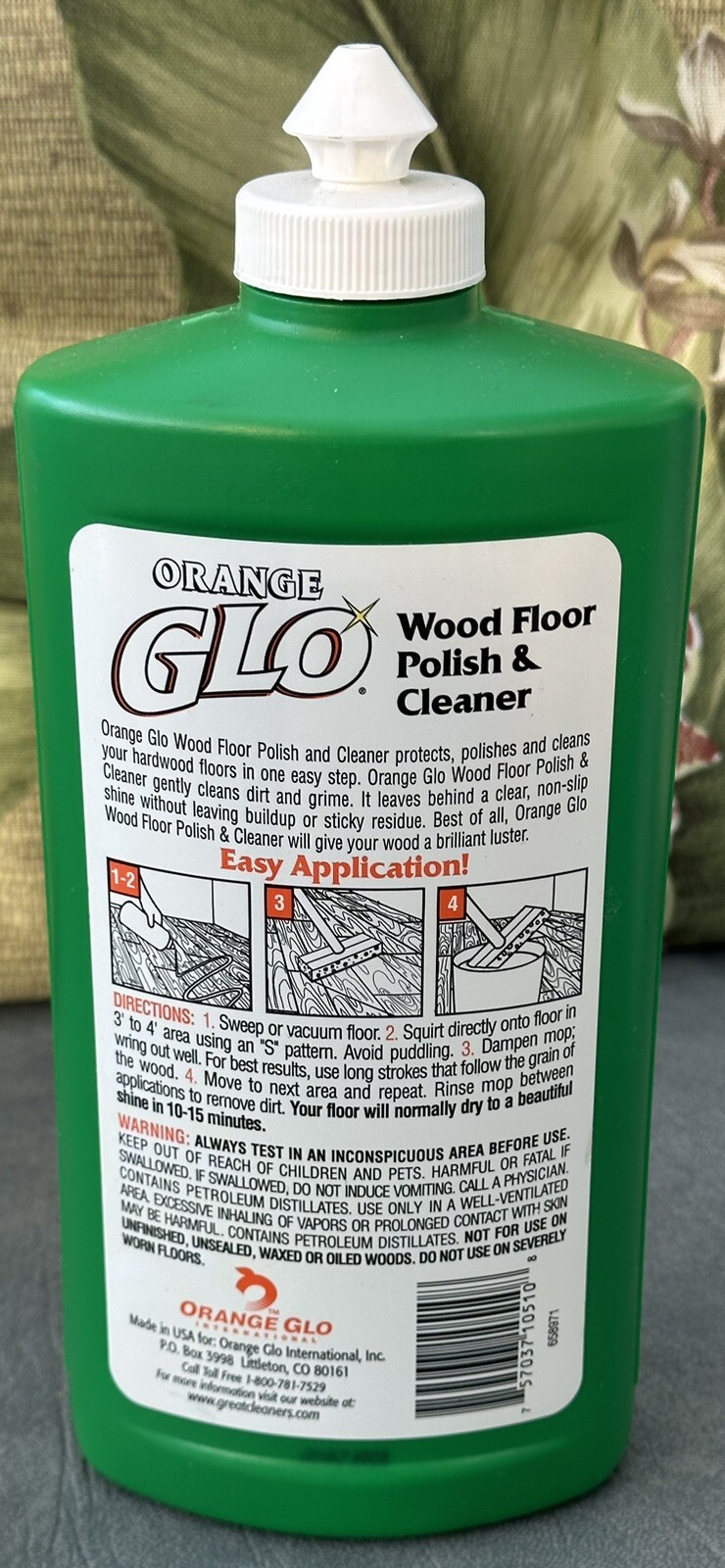 Orange Glo Wood Floor Polish And Cleaner Hardwood Floor 24 Fl Oz New