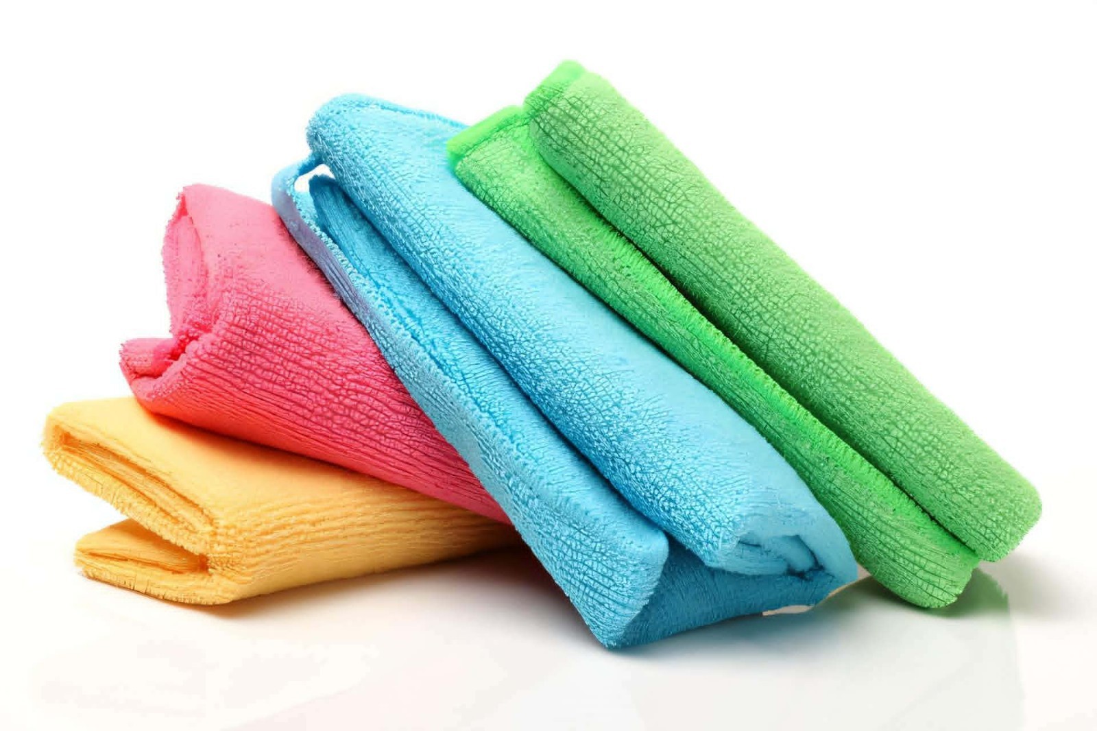 Microfiber Cleaning Colored Clot Household Rag Kitchen Bathroom Rag Towel 10pcs.