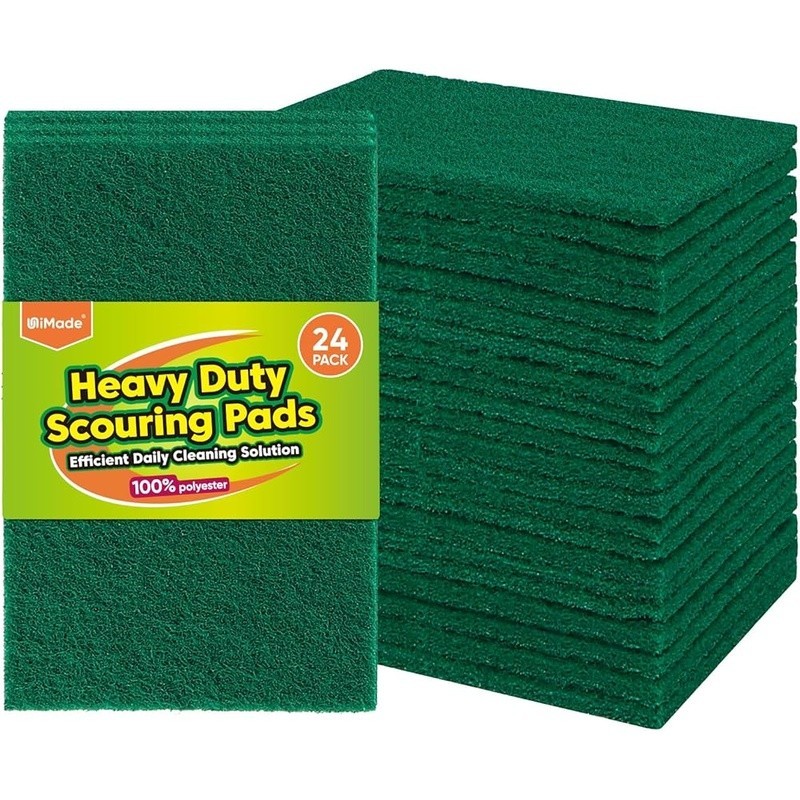 Scouring Pads 96 Pack Cleaning Porcelain Ceramic Stainless Steel Glass Plastic