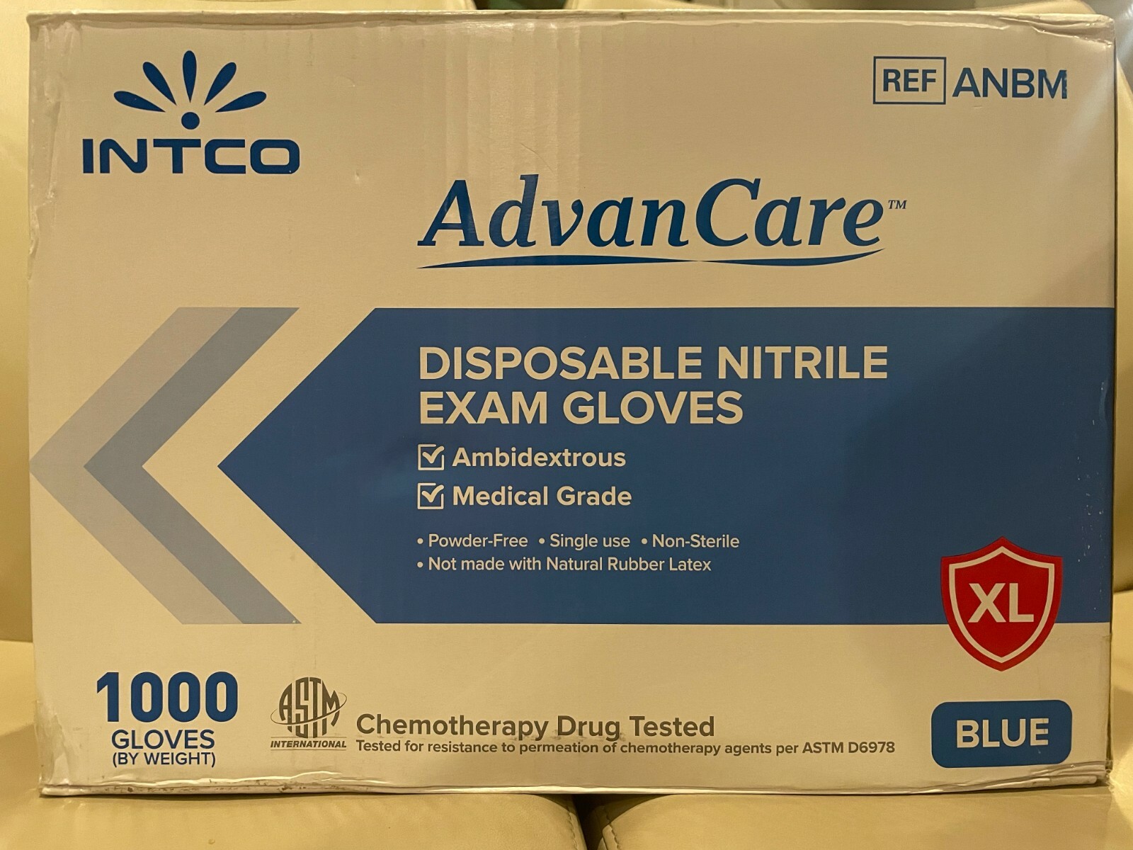 Case of 1000 Medical Grade Nitrile Exam Gloves.  510K FDA Approved. 