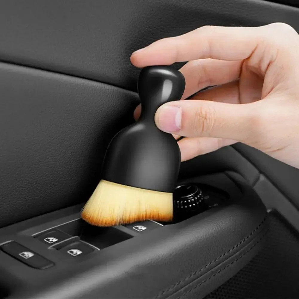 2 Pcs Car Interior Dust Sweeping Soft Brush Car Washing Tool Keyboard Gap Car Du