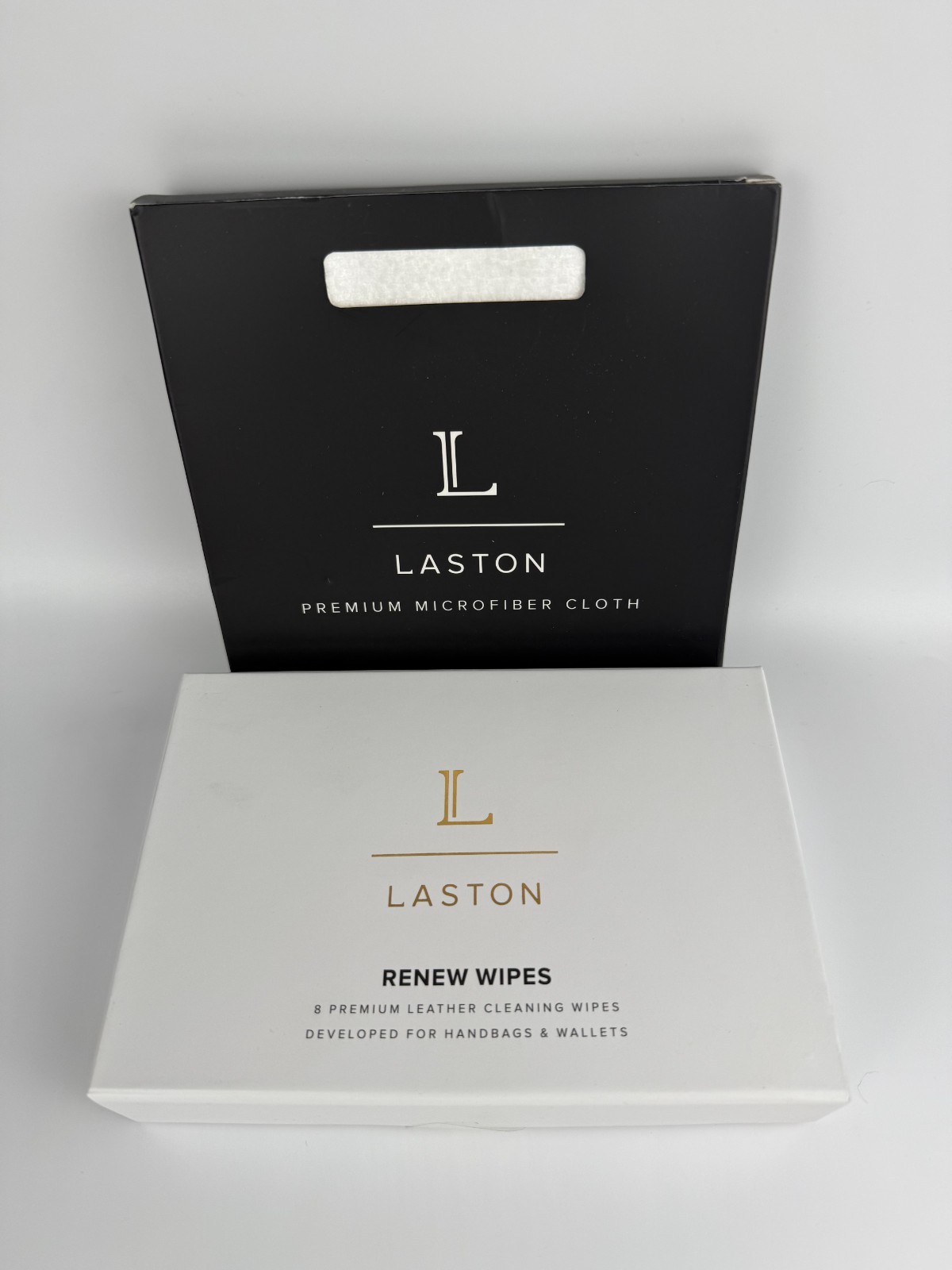 Laston Leather Cleaning Handbag Care Kit 8 Renew Wipes &Premium Microfiber Cloth