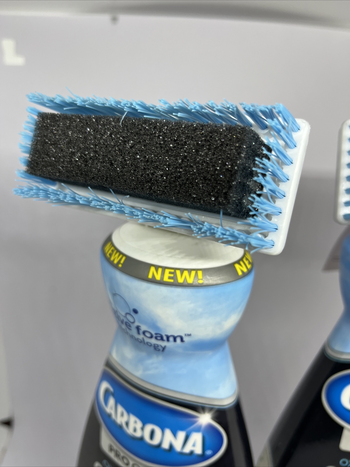 Lot of 2 Carbona Pro Oxy Outdoor Cleaner 2-1 Stain Removal Scrub Brush 22oz ea