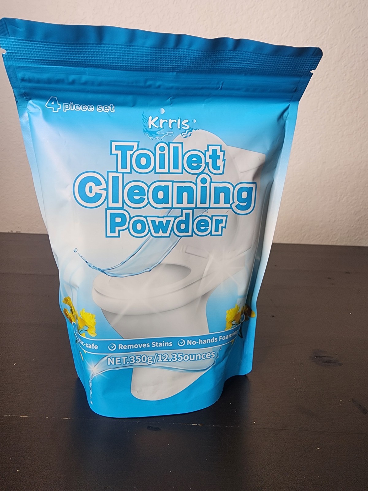 Toilet Bowl Cleaner Powder – Deep Cleaning Foam for Stains & Limescale (12 oz)