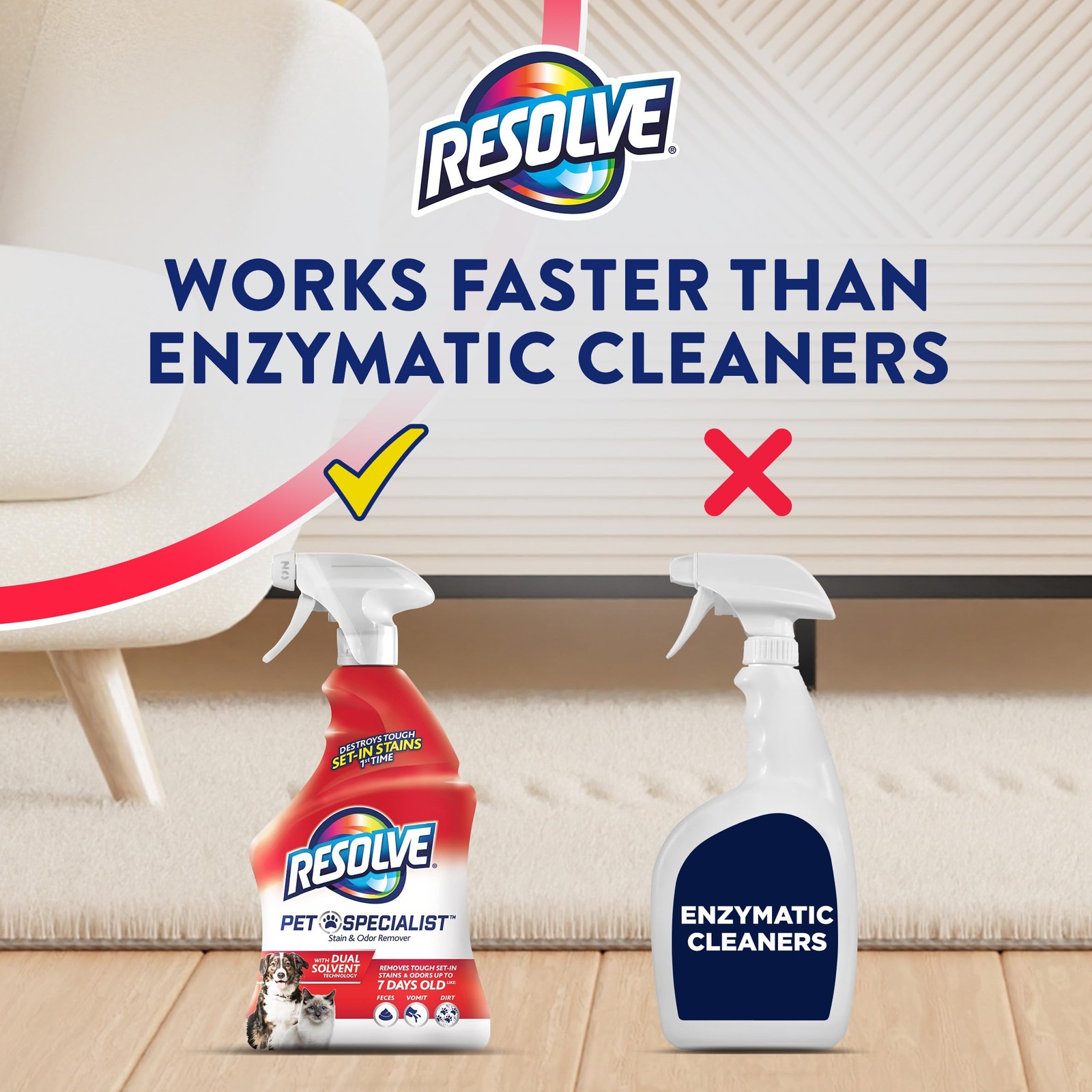 Pet Specialist Stain & Odor Remover Spray – Pet Stain and Odor Remover, Carpe…