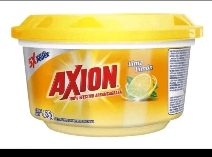 AXION LIME & LEMON Dish Washing Paste Detergent 425 g from Mexico One