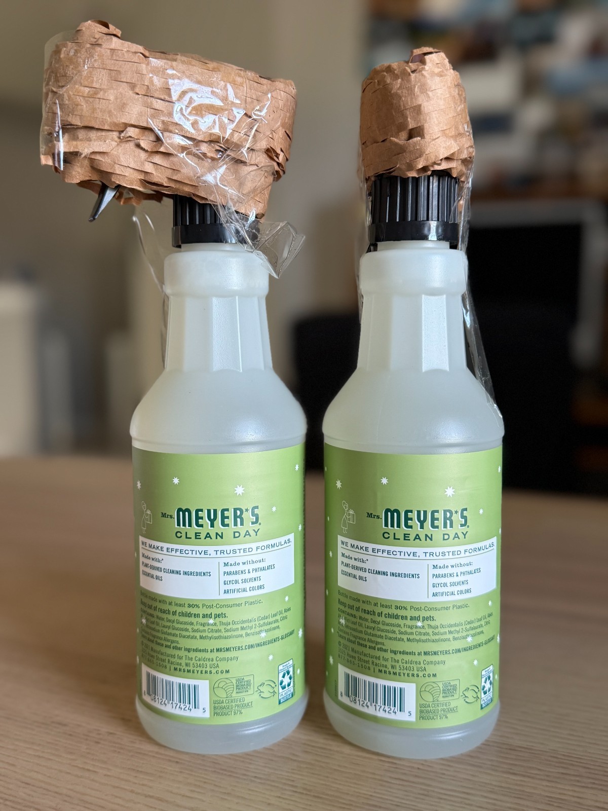 Mrs. Meyer’s Iowa Pine Multi-Surface spray, 16 fl oz 2 pack, winter scent