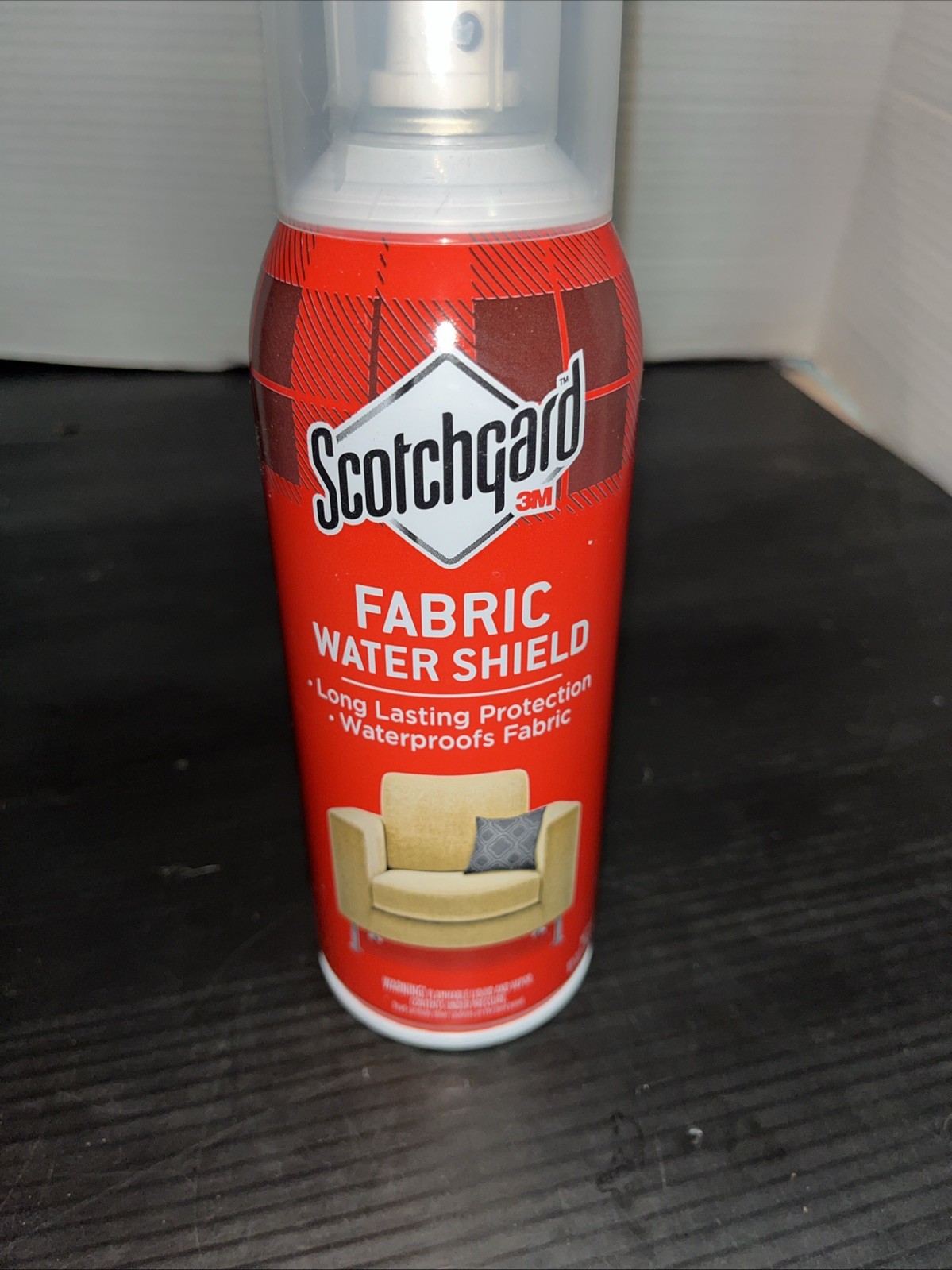 ~ 3M Scotchgard Transparent Fabric Water Shield Dries Clear & Oderless 10 oz