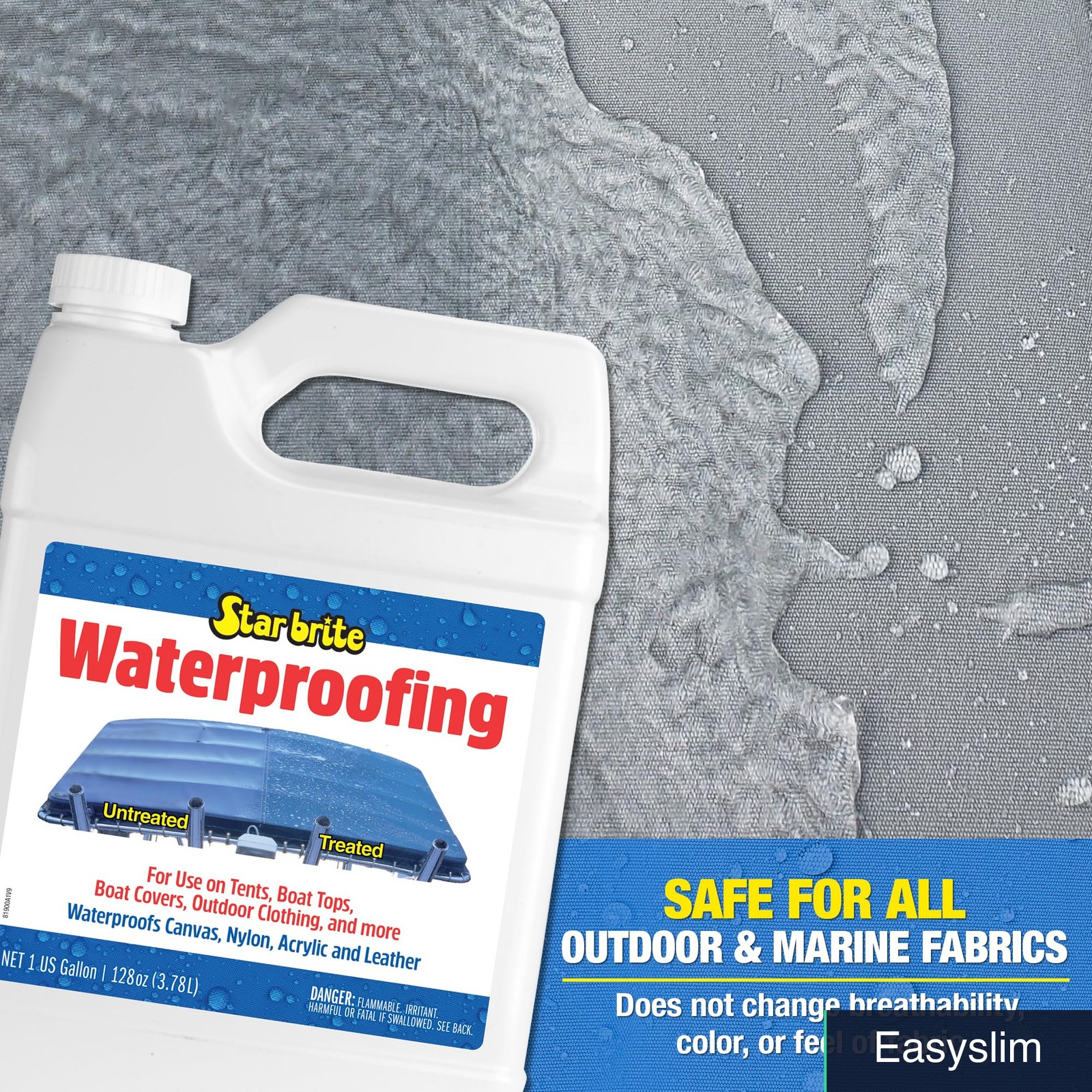 Waterproofing Spray 128 Ounce Gallon UV Protection Stain Repellent