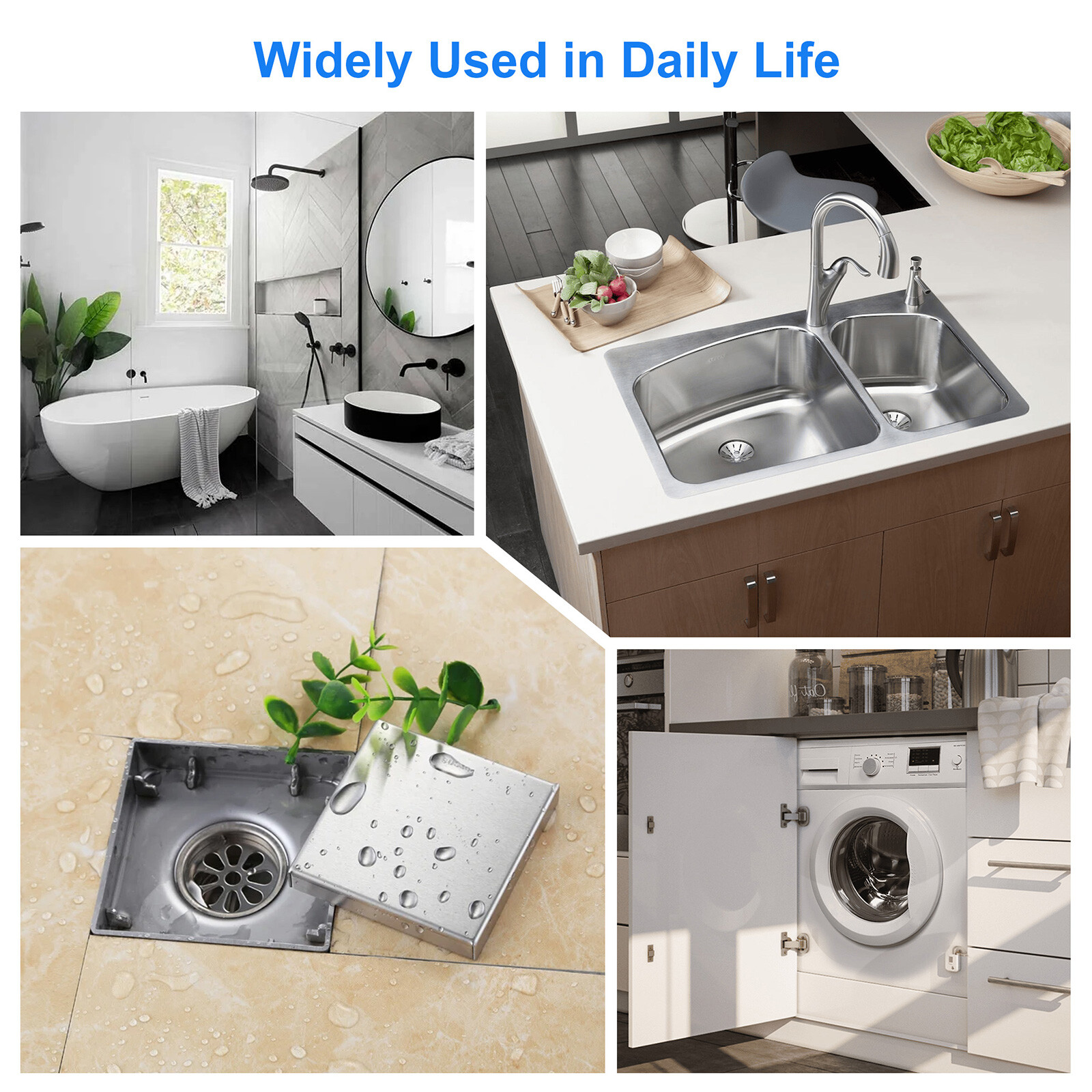 3PCS Bendable Drain Hair Cleaner Brush Long Pipe Sink Sewer Cleaning Dredge Tool