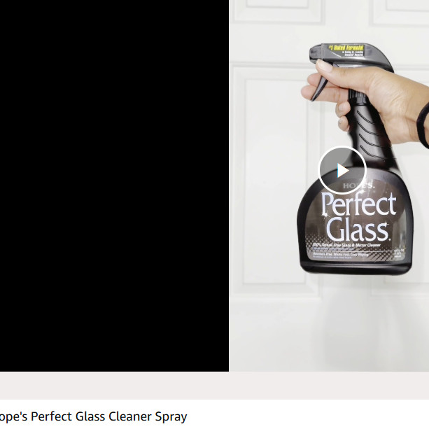 HOPE’S Perfect Glass Cleaner Spray, Streak-Free, Ammonia-Free Window, Mirror, Sc