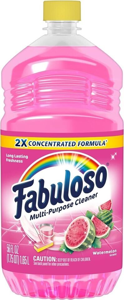 Fabuloso Multi-Purpose Cleaner 2X Concentrated Formula 56 Oz Watermelon