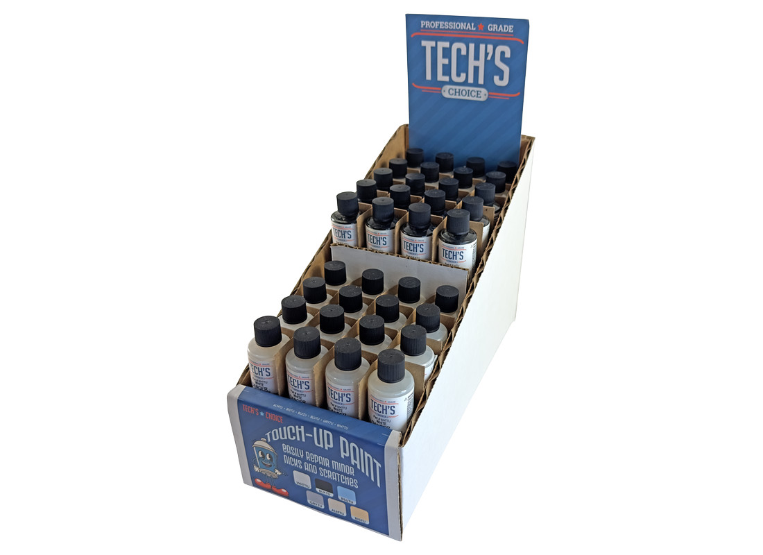 Universal TUPPAK Touchup Paint Display