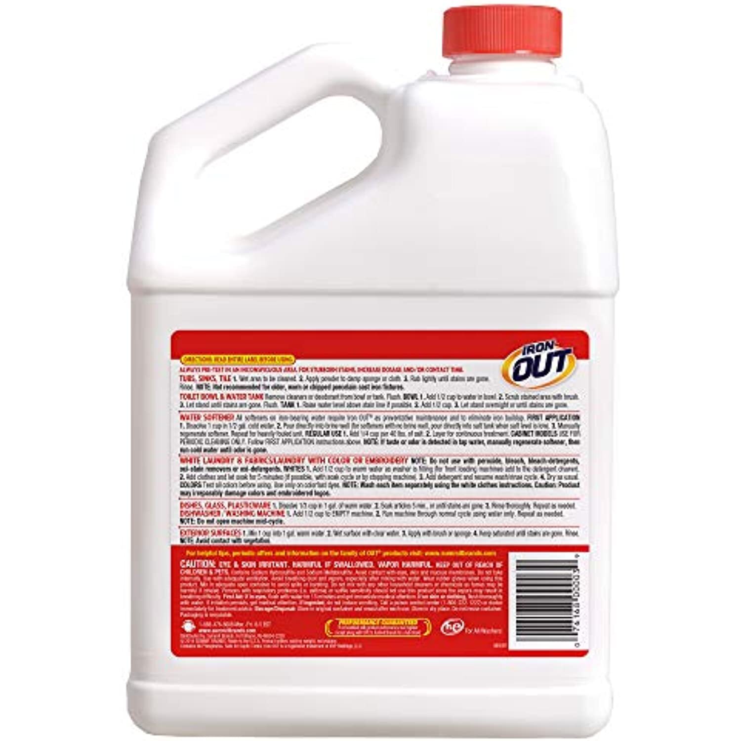 Iron OUT Powder Rust Stain Remover, Remove and Prevent Rust Stains in Bathrooms,