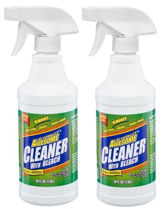 (Lot of 2)- LA’s Totally Awesome Cleaner with Bleach- 40 Fl. Oz. (Each)