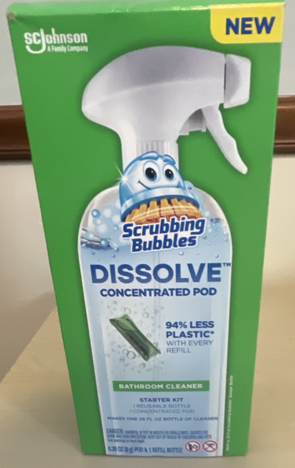Scrubbing Bubbles Bathroom Cleaner Pod Rainshower Scent Starter Kit