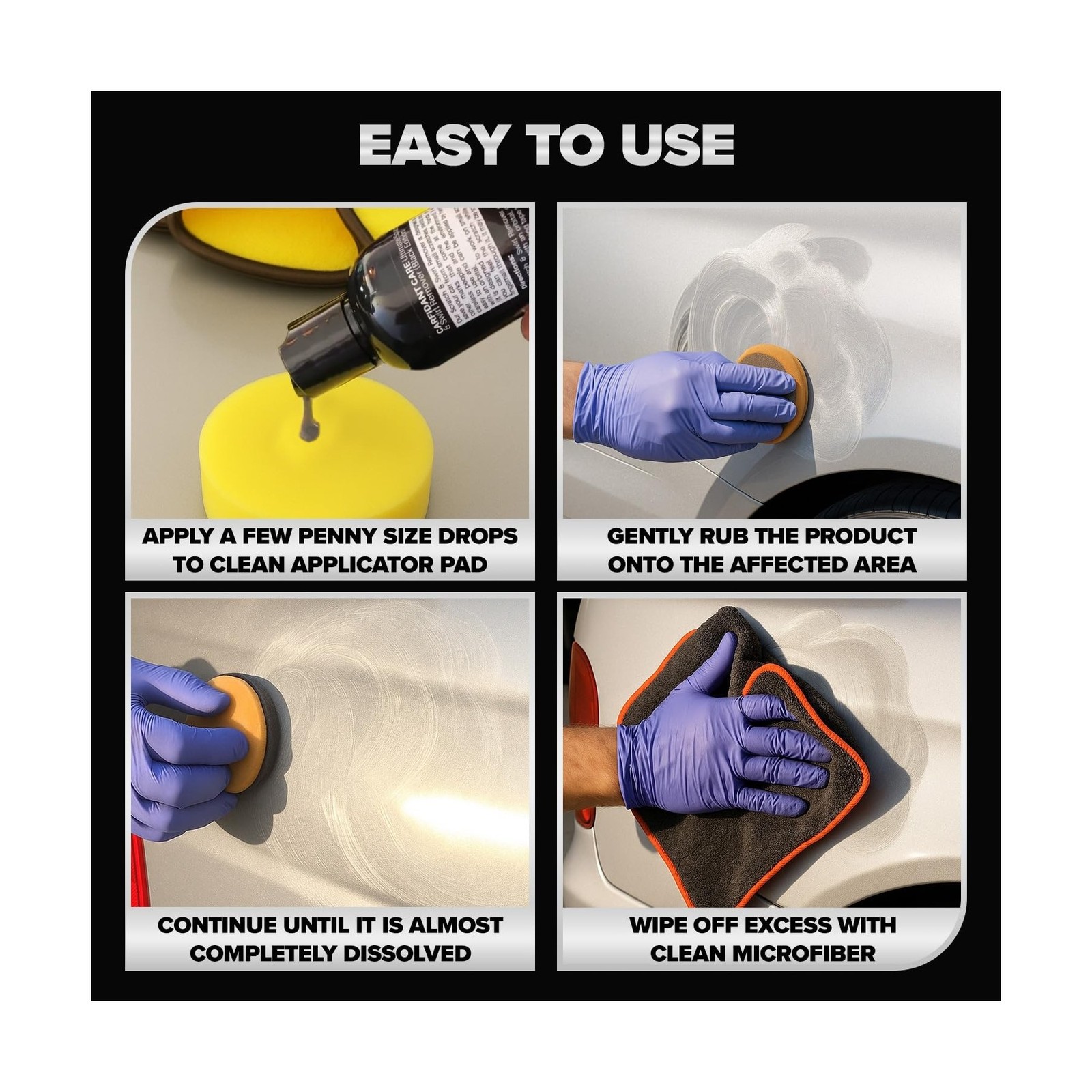Carfidant Gray and Silver Scratch and Swirl Remover Kit, Car Scratc… Fast Ship