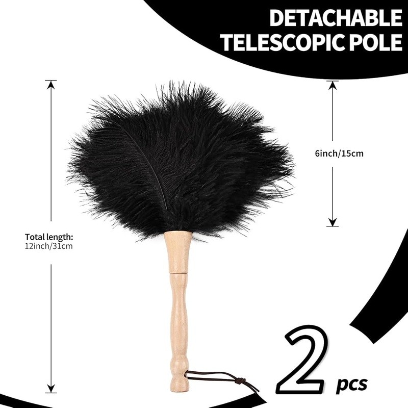 Ostrich Feather Duster High Quality Dusting Tool Home Office Car Cleaning New