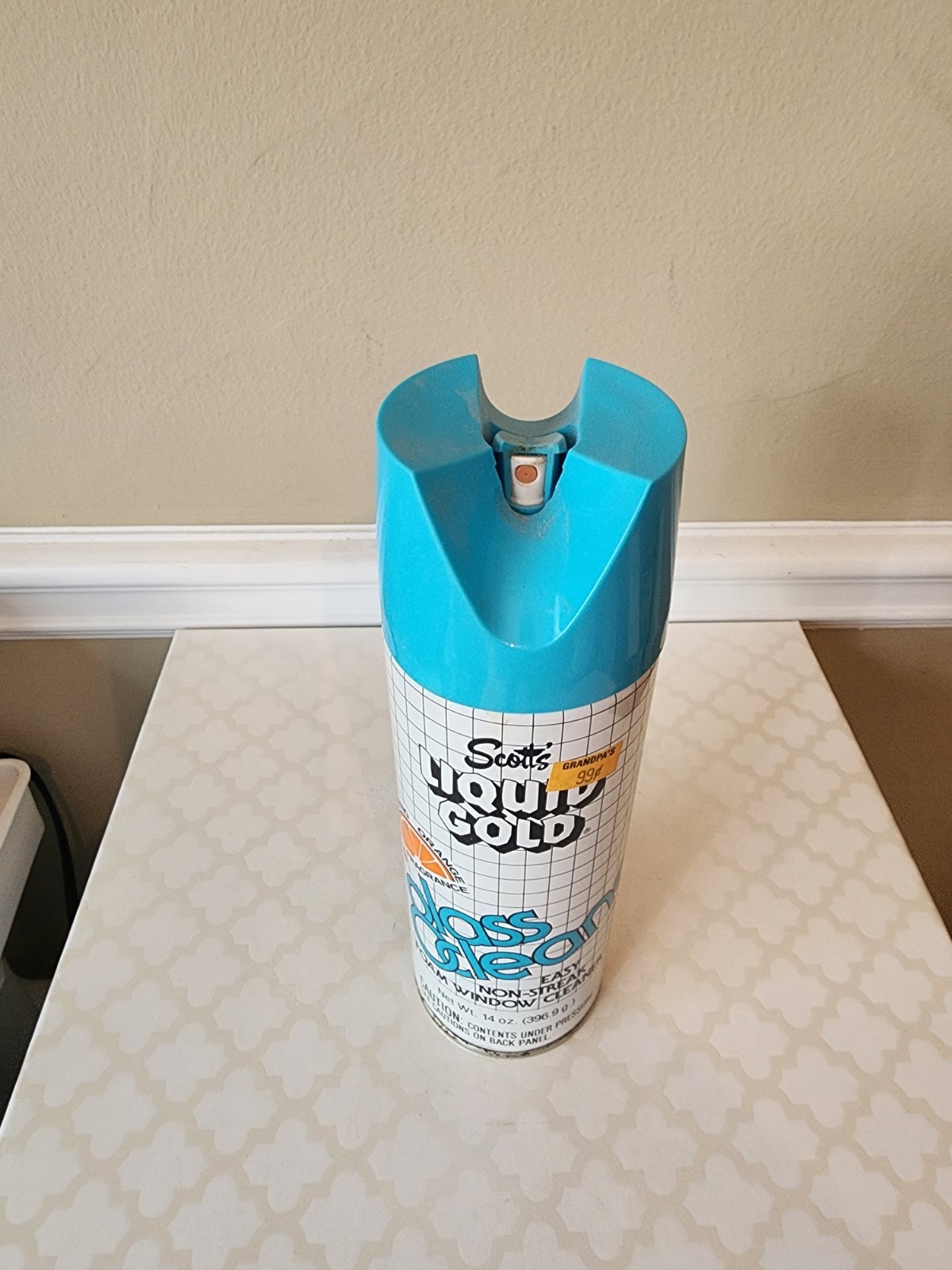 VTG Scott’s Liquid Gold Aerosol Glass Cleaner Blue Can 14OZ Foam Non-streak