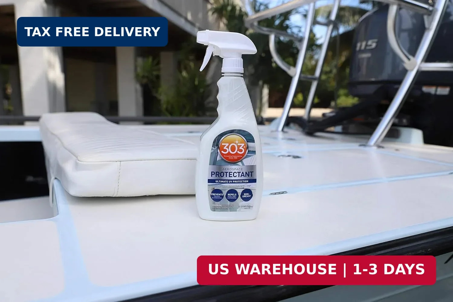 303 Products Marine Aerospace Protectant Spray, UV Protection for Boat Vinyl & S