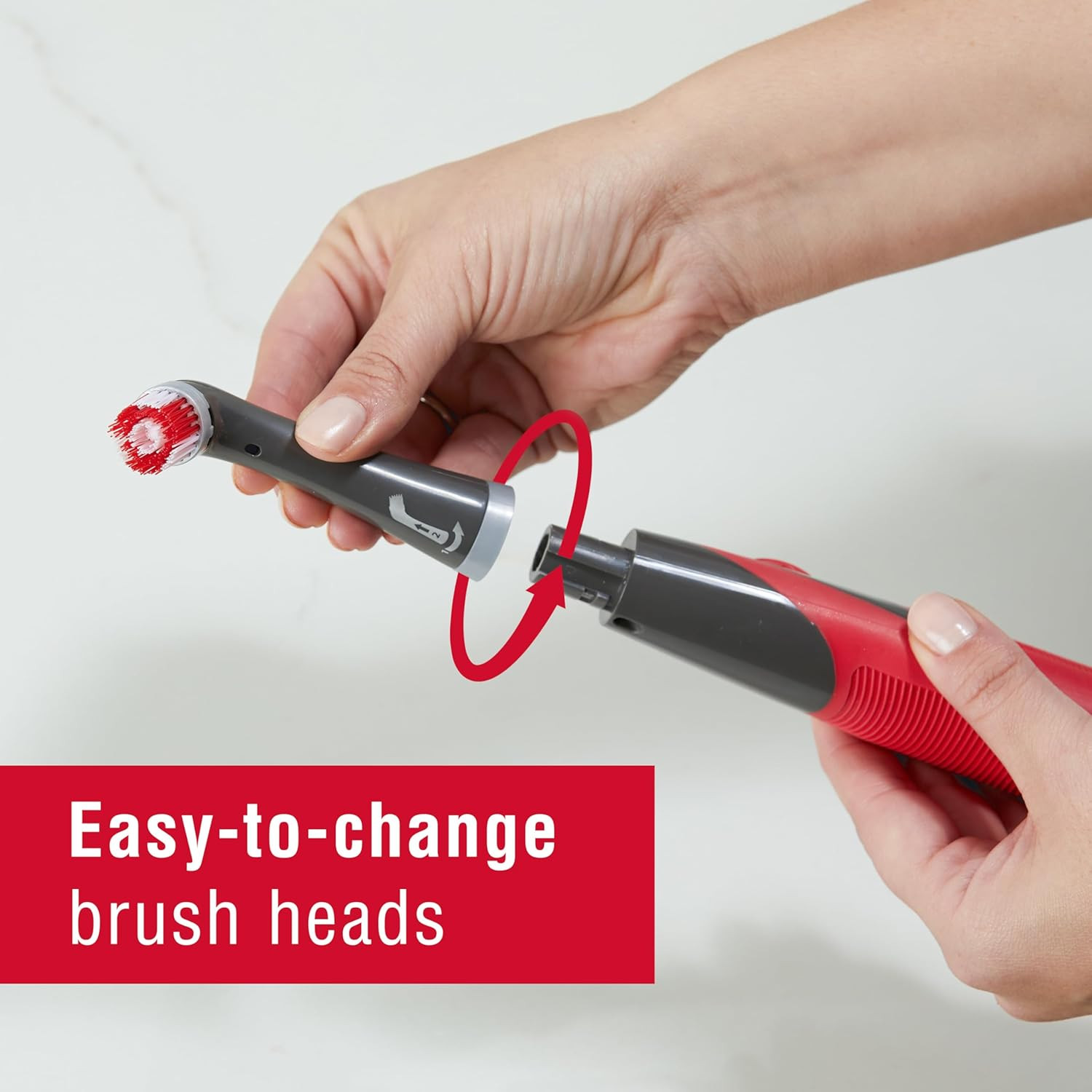 Reveal Power Scrubber with Multi-Purpose Head, Cordless Electric Battery Powered