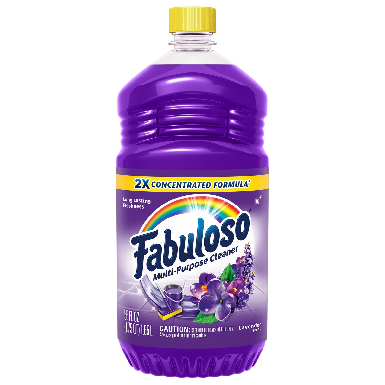 Fabuloso Lavender Multi-Purpose & Floor Cleaner, 2X Concentrated, 56 oz, 6 Pack