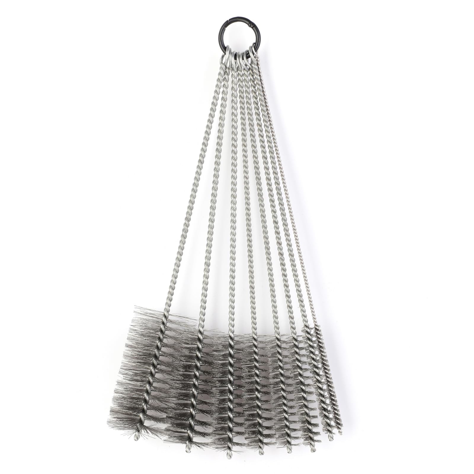 16 1/2 Inch Extra Long Stainless Steel Tube Brushes, Wire Pipe Cleaning Set w…
