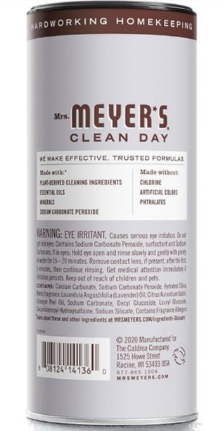 2x Mrs. Meyer’s Surface Scrub Lavender, 11oz. – Non-Scratching HTF