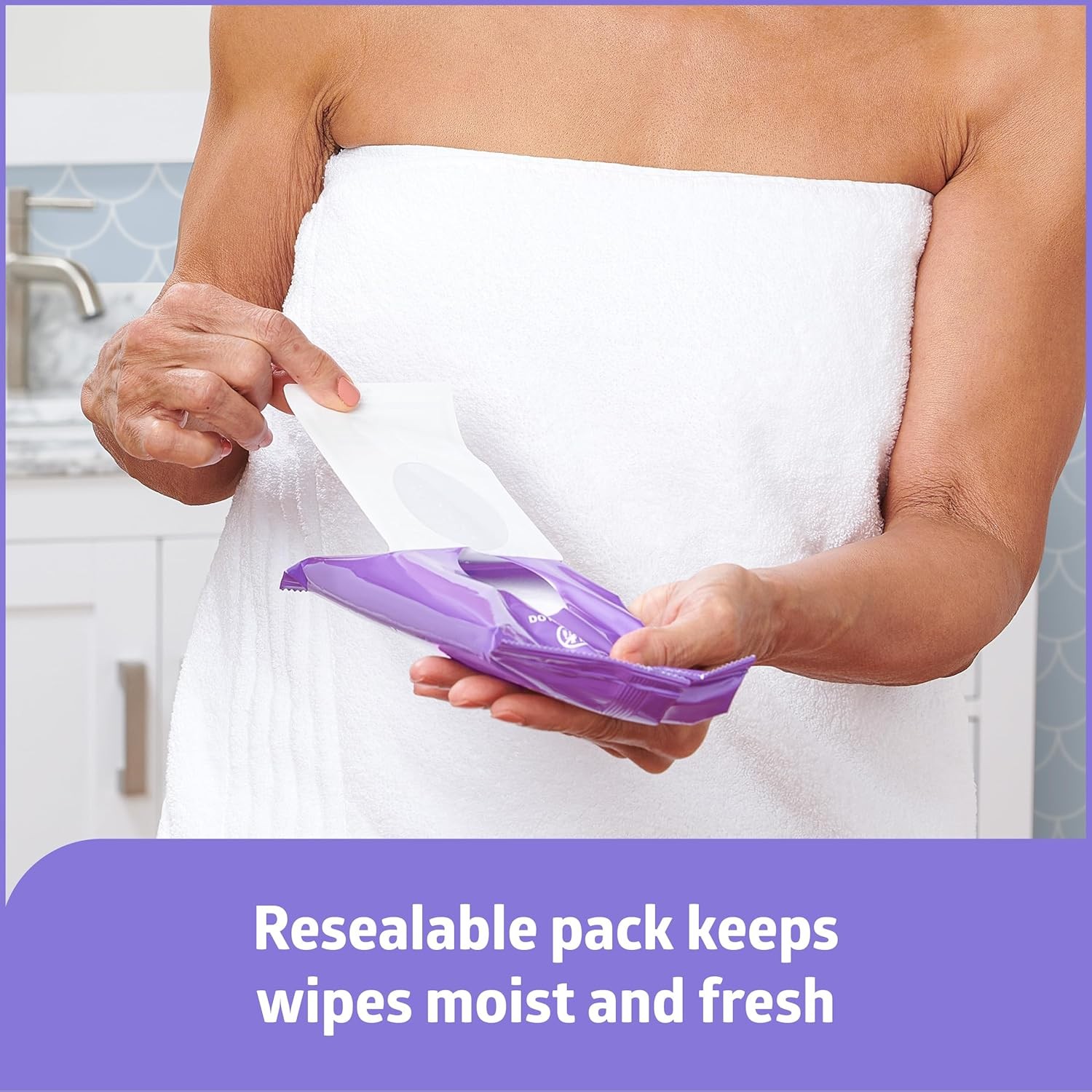 Medline ReadyBath LUXE Extra Thick Adult Bath Wipes, 192 Wipes (8 Wipes, 24 Pa