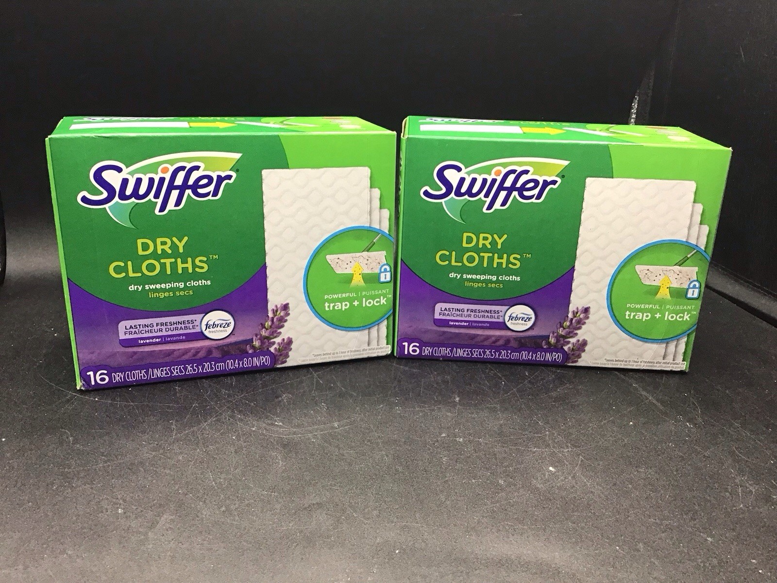 Swiffer Dry Sweeping Cloths Lavender Scent 16 Dry Cloths 2 Pack