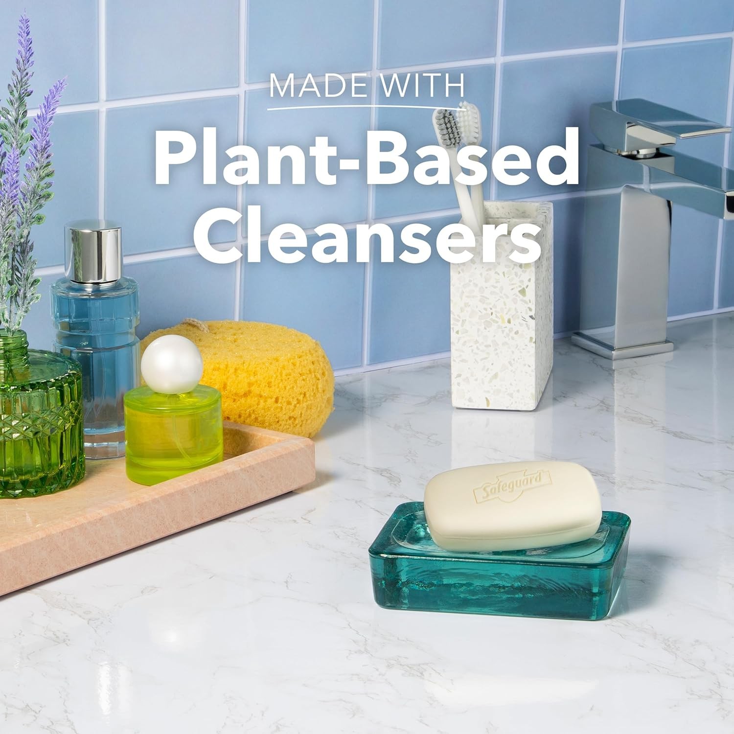 Micellar Deep Cleansing Bath Bar Soap, Washes Away 99 Percent of Bacteria,